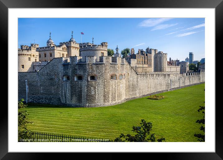 Tower of London Framed Mounted Print by Graham Prentice