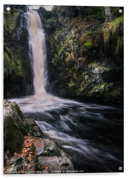 Linhope Spout Acrylic by Gary Clarricoates