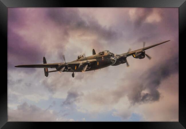 Lancaster Bomber The City Of Lincoln Framed Print by J Biggadike