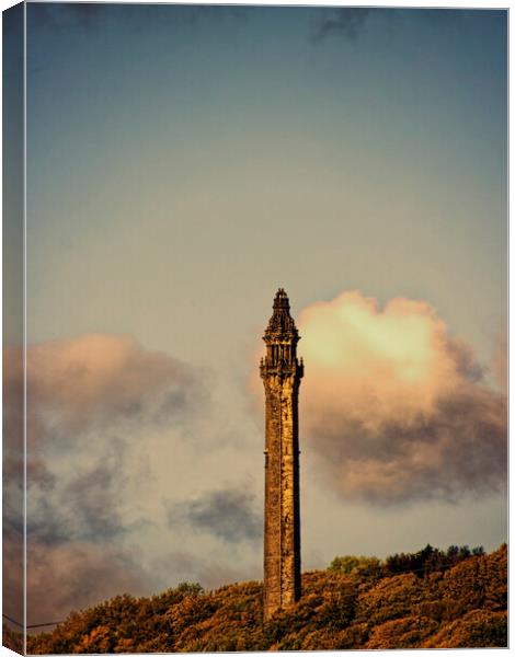Wainhouse Tower from Copley West Yorkshire  Canvas Print by Glen Allen