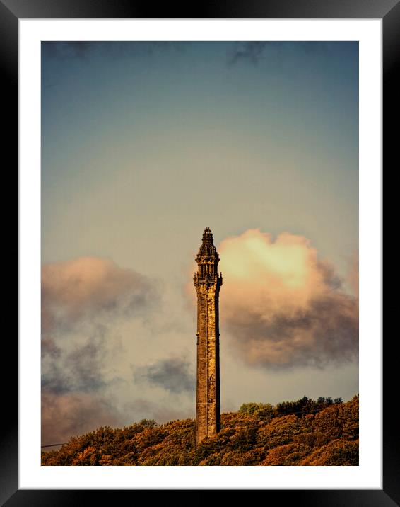 Wainhouse Tower from Copley West Yorkshire  Framed Mounted Print by Glen Allen