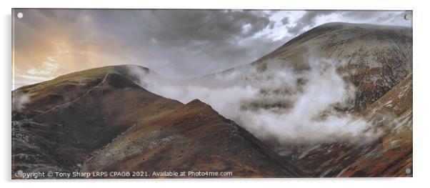 SKIDDAW CLOUDS Acrylic by Tony Sharp LRPS CPAGB