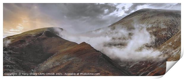 SKIDDAW CLOUDS Print by Tony Sharp LRPS CPAGB