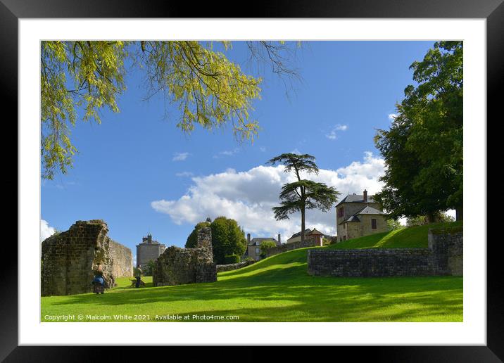 Castle Grounds Framed Mounted Print by Malcolm White