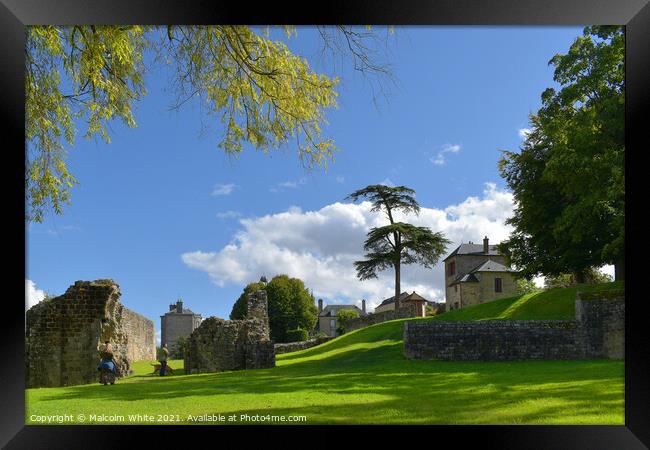 Castle Grounds Framed Print by Malcolm White