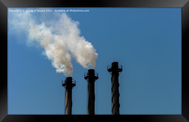 Cutting down pollution Framed Print by Lucas D'Souza