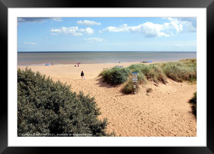 Anderby Creek, Lincolnshire, UK. Framed Mounted Print by john hill