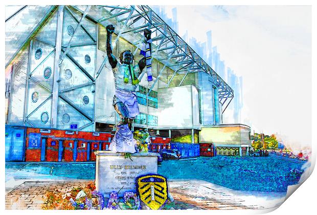 Elland Road - Sketch Print by Picture Wizard
