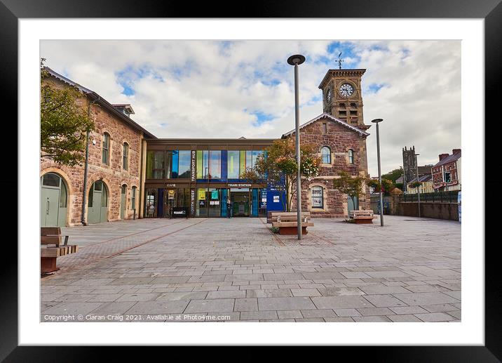  Waterside Railway Station newly rebuilt  Framed Mounted Print by Ciaran Craig