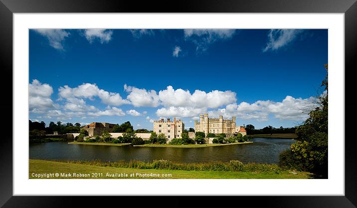 Leeds Castle Framed Mounted Print by Mark Robson