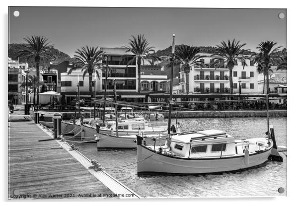 Spain, Mallorca, Port de Andratx Acrylic by Alex Winter
