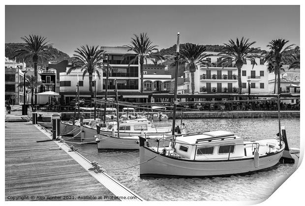 Spain, Mallorca, Port de Andratx Print by Alex Winter
