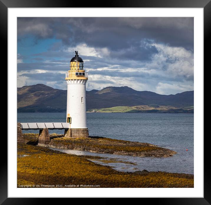 The Sound of Mull Framed Mounted Print by Viv Thompson