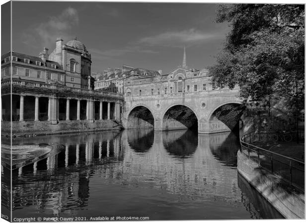 Bath in the morning Canvas Print by Patrick Davey
