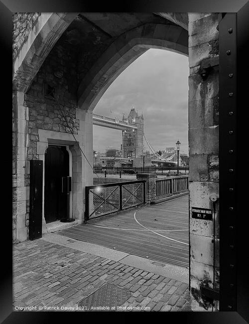 London ancient and modern Framed Print by Patrick Davey