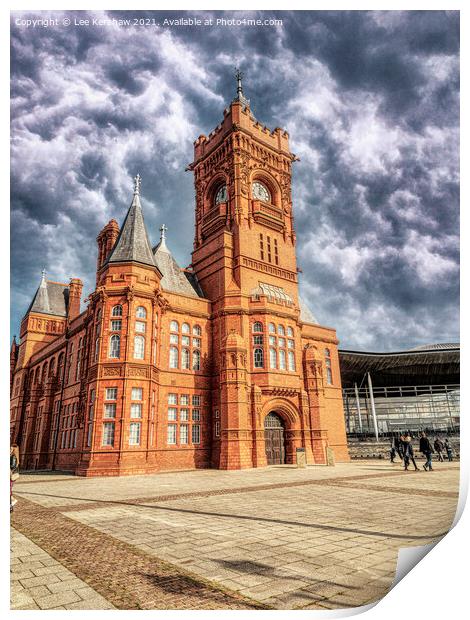 "A Historic Icon: The Pierhead Building" Print by Lee Kershaw