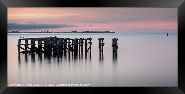 Tees Bay Framed Print by Phillip Dove LRPS