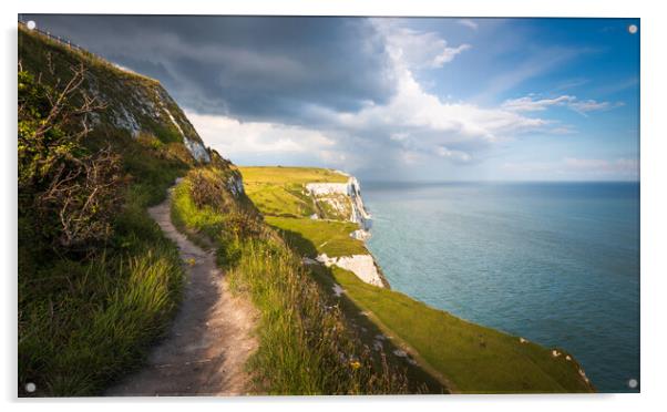 Dover Cliffs Acrylic by Stewart Mckeown