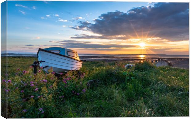 Whitstable Sunstar Canvas Print by Stewart Mckeown