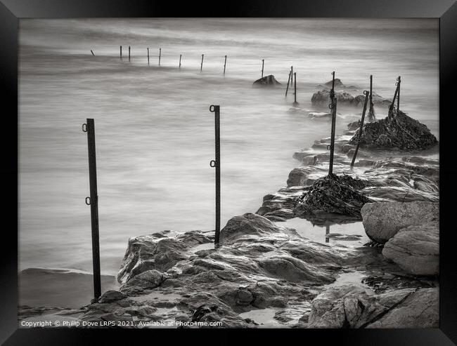 Sugar Sands, Northumberland Monochrome Framed Print by Phillip Dove LRPS