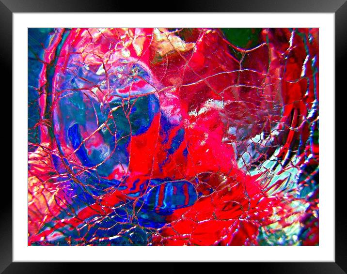 Colourful Abstract photograph Framed Mounted Print by Stephanie Moore