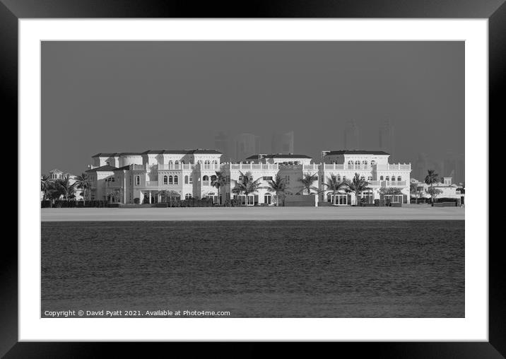 Dubai Luxury Property  Framed Mounted Print by David Pyatt