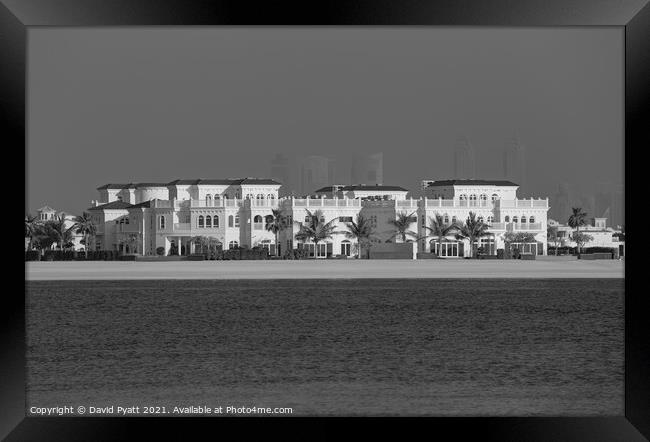 Dubai Luxury Property  Framed Print by David Pyatt