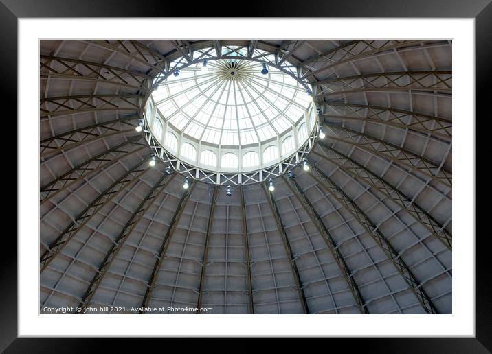 Devonshire Dome, Buxton, Derbyshire. Framed Mounted Print by john hill
