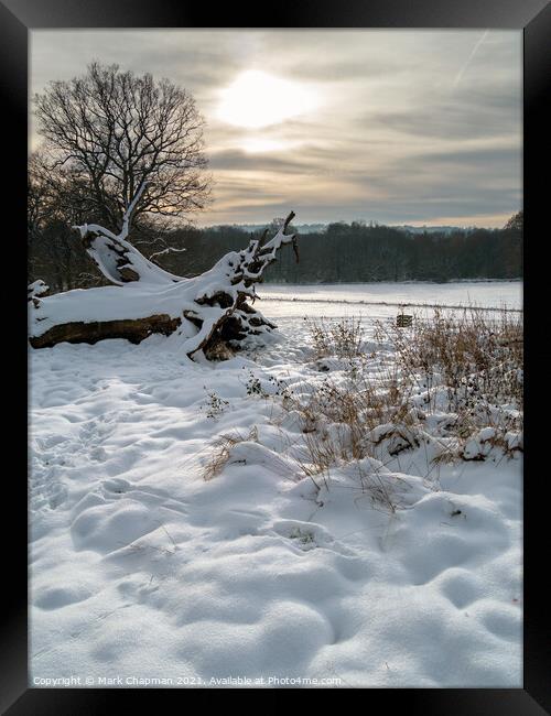 Derbyshire Winter scene Framed Print by Photimageon UK