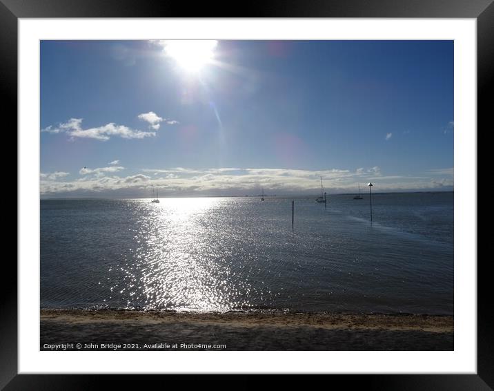 An Autumn Morning at Chalkwell  Framed Mounted Print by John Bridge