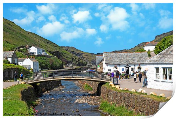 Boscastle Cornwall Print by Kevin Britland