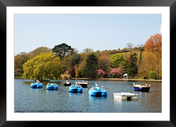 Coronation park helston Framed Mounted Print by Kevin Britland