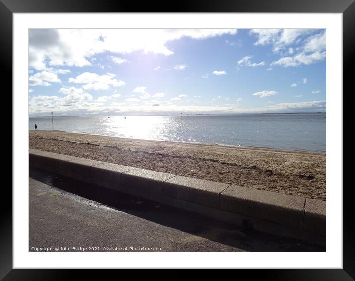 An Autumn Morning at Chalkwell Framed Mounted Print by John Bridge