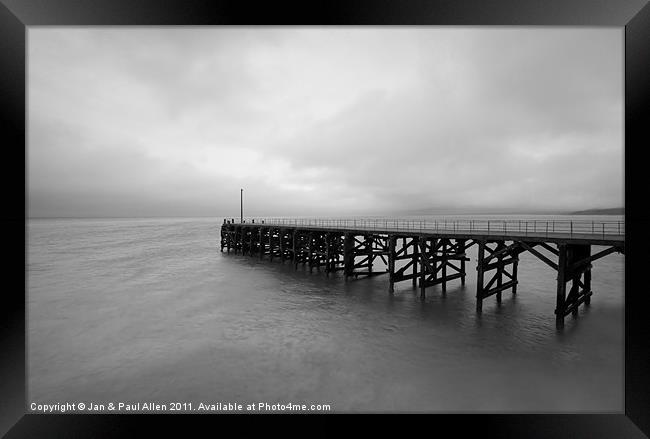 Sense of Isolation Framed Print by Jan Allen