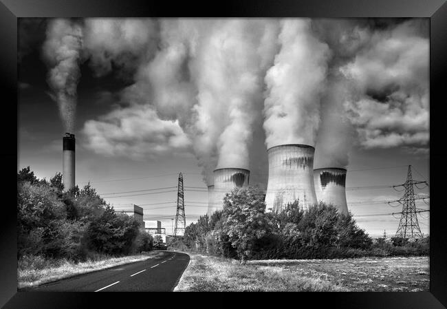 Drax Power Station Framed Print by Darren Galpin
