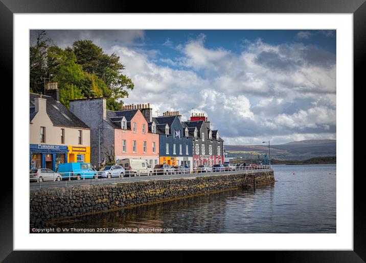 Picturesque Tobermory Framed Mounted Print by Viv Thompson