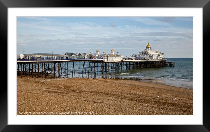 Eastbourne Pier Framed Mounted Print by Gill Allcock