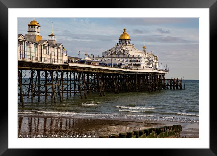 Eastbourne Pier Framed Mounted Print by Gill Allcock