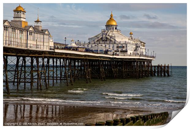 Eastbourne Pier Print by Gill Allcock