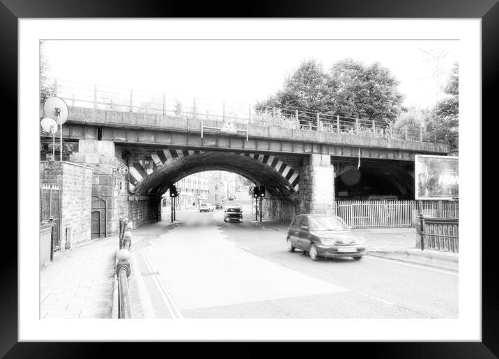 Sowerby Bridge - The Bridge Framed Mounted Print by Glen Allen