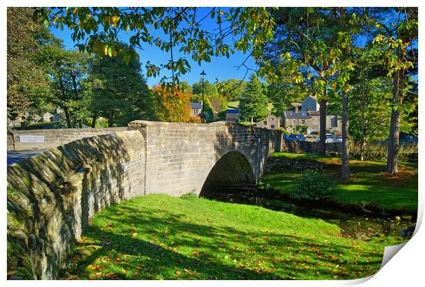 Smithy Road Bridge, Low Bradfield Print by Darren Galpin