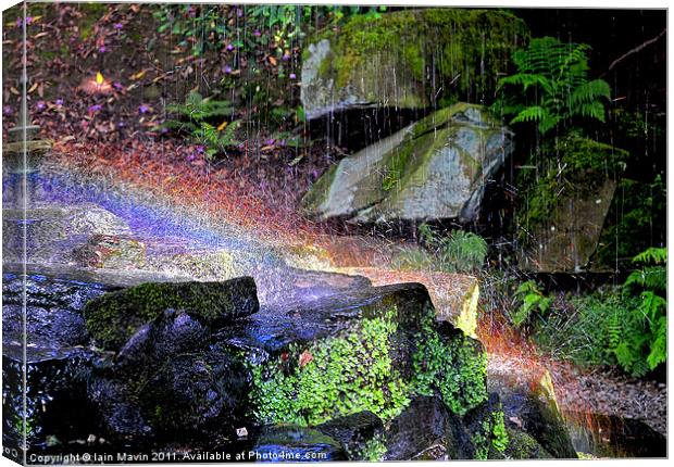 Rainbow Rocks Canvas Print by Iain Mavin