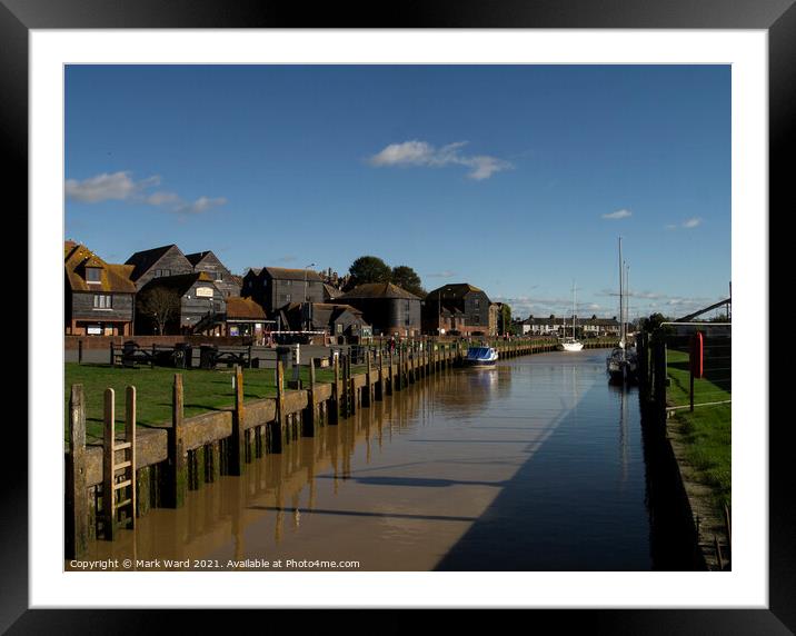 Rye from the Waters Edge. Framed Mounted Print by Mark Ward