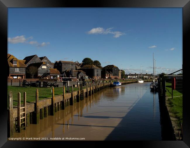 Rye from the Waters Edge. Framed Print by Mark Ward