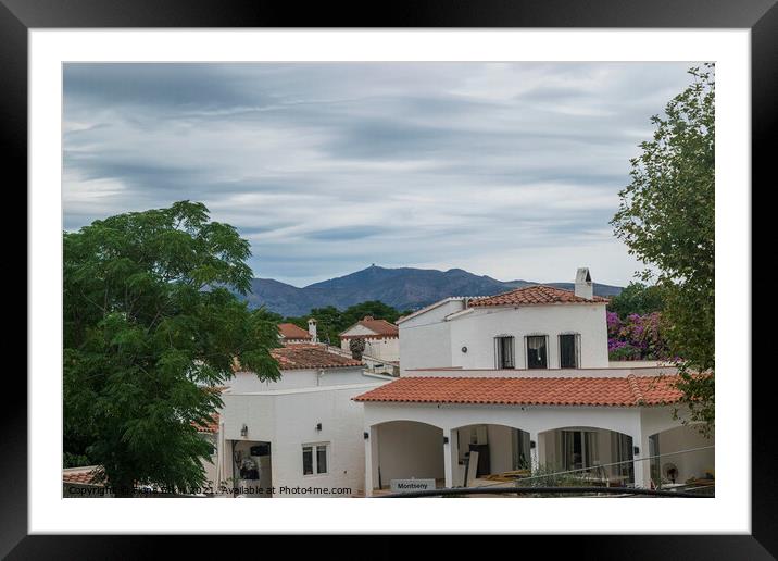 Montseny spanish villa  Framed Mounted Print by Fiona Etkin