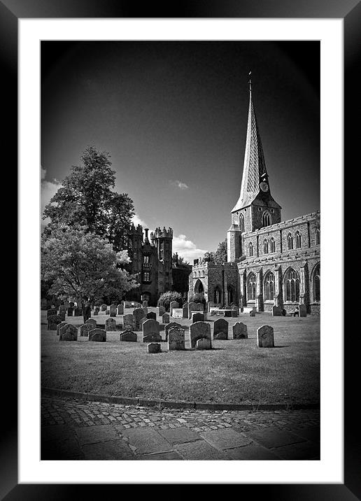 The Church Of St Mary The Virgin Hadleigh Suffolk Framed Mounted Print by Darren Burroughs