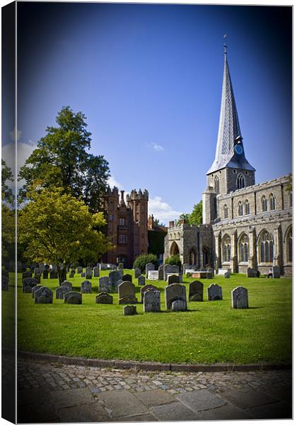 Hadleigh Church Suffolk. St Mary. Canvas Print by Darren Burroughs