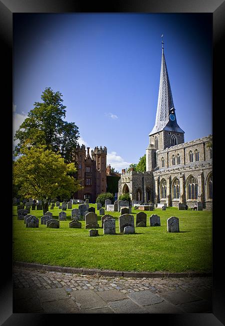 Hadleigh Church Suffolk. St Mary. Framed Print by Darren Burroughs