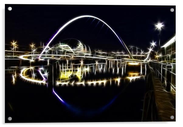 quayside fractalius Acrylic by Northeast Images
