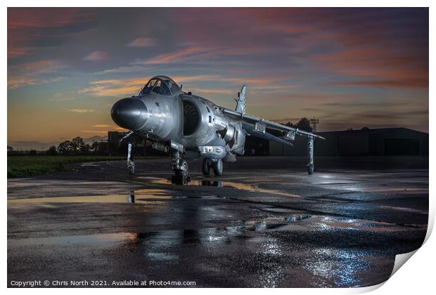 Night fighter 002. Print by Chris North